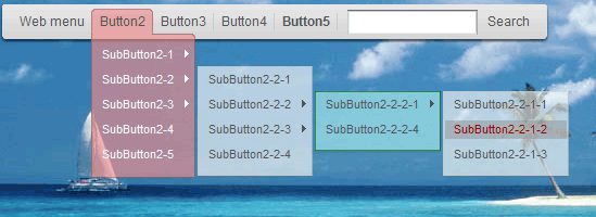 any color for sub menus