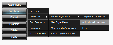 Vista Vertical Flyout Menu