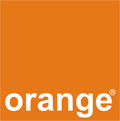 Orange menu icon